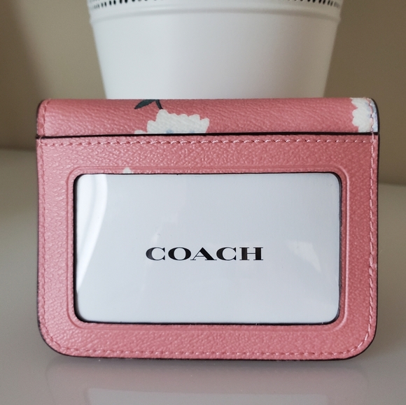 Coach Daisy Card Case In Bubblegum Multi - Picture 4 of 8